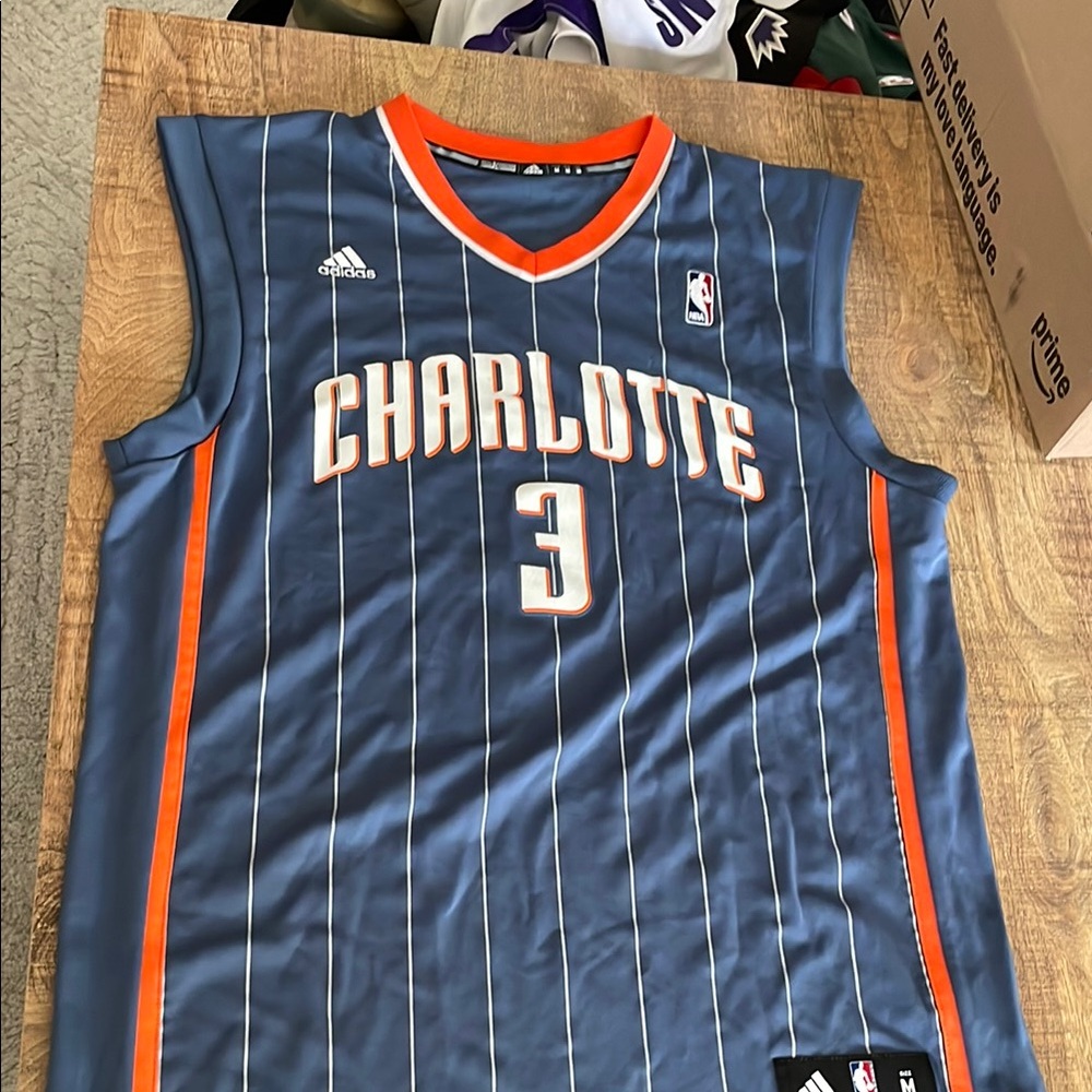 Adidas Blue and Orange Game Jersey